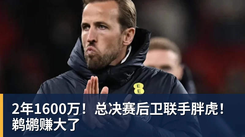 2年1600万!总决赛后卫联手胖虎!鹈鹕赚大了