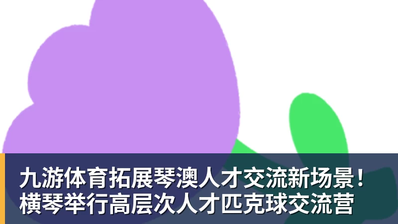 九游体育拓展琴澳人才交流新场景!横琴举行高层次人才匹克球交流营
